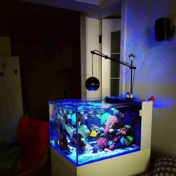 Super brighter 80w high effetive led chips 90 degree lens cluster wifi timer dimmer sunrise sunset coral reef aquarium lighting