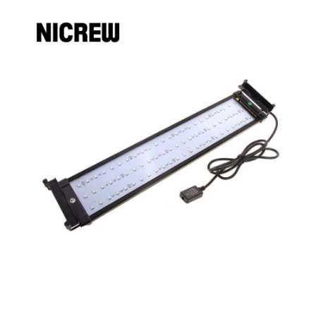 Nicrew Aquarium LED Lighting RGB LED Strip Light with Dimmable Color Changing Remote Control 14W Fits 20 to 27 Inches Fish Tank