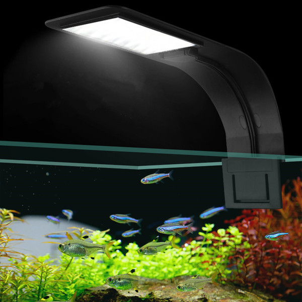 Super Slim LED Aquarium Lights Clip-on LED Plants Grow Light 10W Aquatic Freshwater Lamps Waterproof Lamp For Fish Tanks