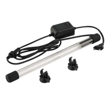 1pc15W 37CM IP68 Waterproof Aquarium Fish Tank UV Light UV Sterilizer Lamp with Power Adapter Aquarium Accessory EU/US Plug