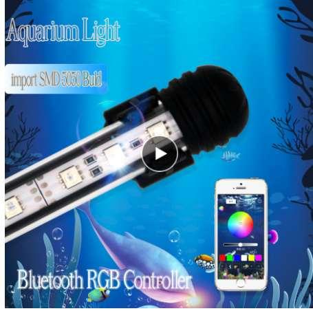 100CM RGB LED Planted Aquarium Led Lighting Fish Tank Light Lamp Led Aquarium Submersible Lamp Light For Aquarium Waterproof