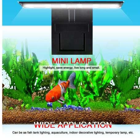 220V 6W LED Aquarium Light Fish Tank 5730 LED Light Aquatic Plant Grow Lighting