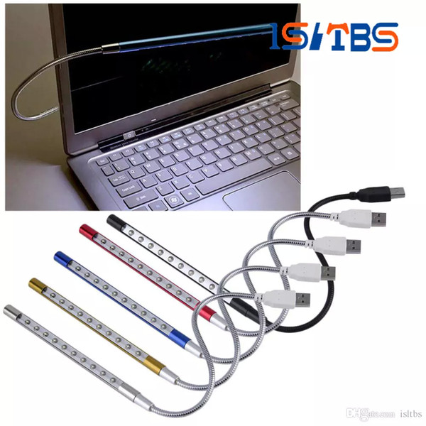 product Mini Portable Flexible 10 LEDs USB Light Computer reading Lamp for Notebook Laptop Computer Desktop PC Keyboard