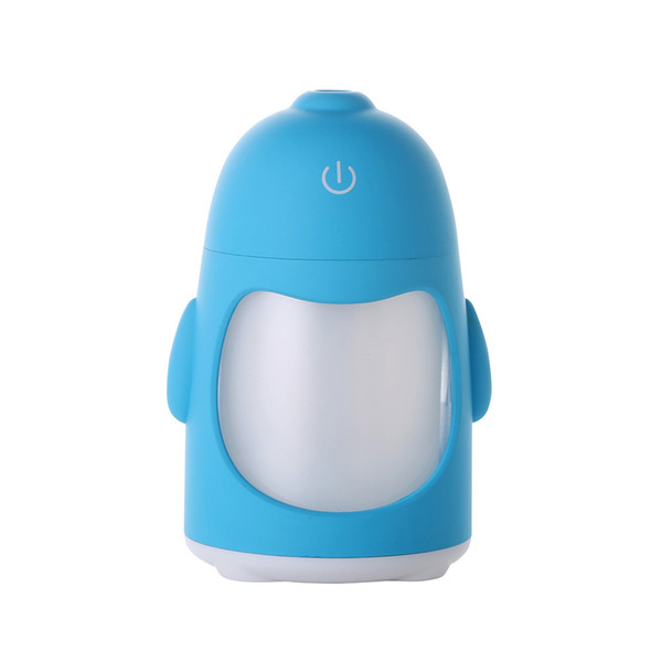 Tiny Led Light Portable Penguin Humidifier Mini Night Light USB Humidifier Air Purifier College Dorm Decorations for Indoor Use