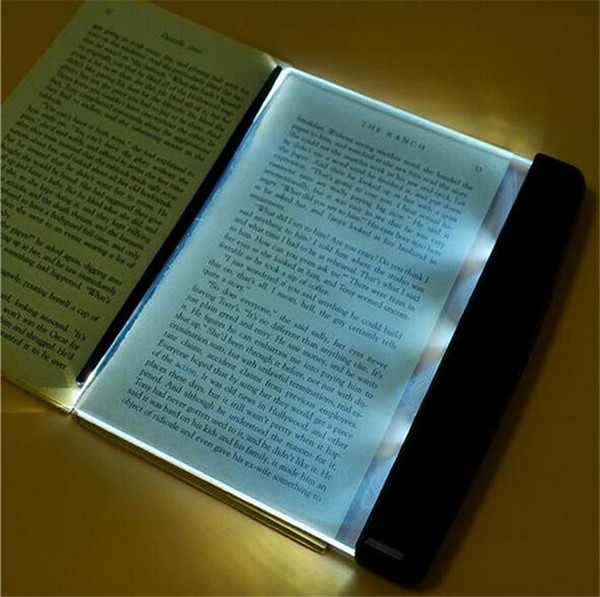 LED Book Light Reading Night Light Flat Plate Portable Car Travel Panel Led Desk Lamp for Home Indoor Kids Bedroom