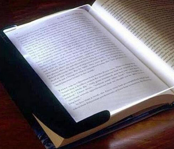 Magic Night Vision Light LED Reading Book light Flat Plate Portable Car Travel Panel lamp with retail box