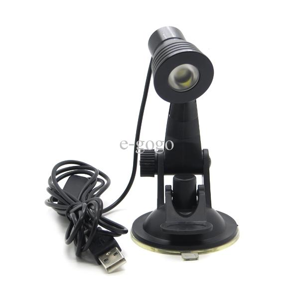 Adjustable USB Multi-angle LED Light with Suction Cup Small Table Lamp Night Light Led Usb Computer Light