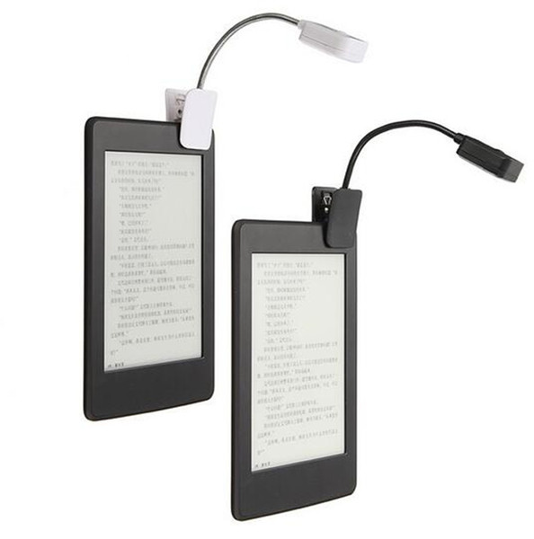 DC 6V For Notebook Reading Light LED Book Light Table Lamp Desk Lamp Mini Flexible Clip On Book White / Black