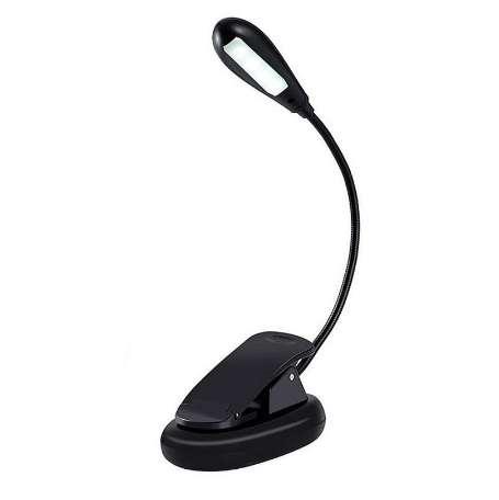 7 LED Clip Type Reading Lamp with USB Rechargeable Double Light reading bedside Colors Eye Care Brightness Book clamp light