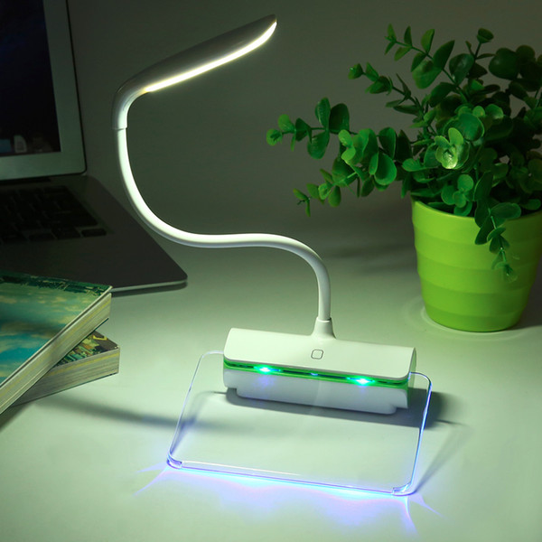 USB Rechargeable LED Desk Lamp Touch Night Light Table Lamp Fluorescent Message Board 3-Mode Brightness Eye Care Lamp