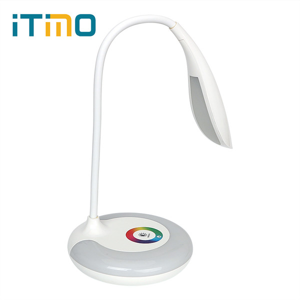 Rechargeable USB Charging Flexible Light Table Lamp Rechargeable Touch Light LED Desk Lamp Dimmable
