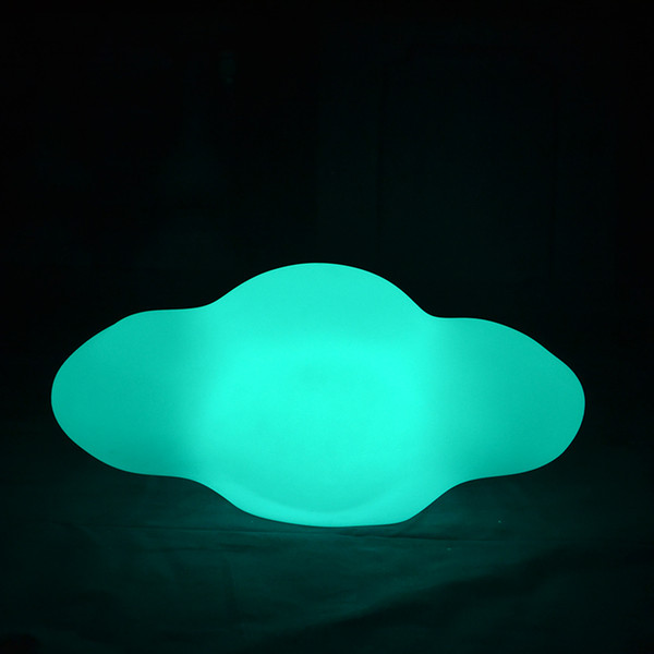 Colors changeable rechargeable LED Cloud Pendant light waterproof floor table lamp with 110/220V adapter and remote controller