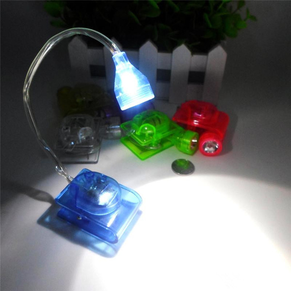 Mini LED Clip Light Book Lights Adjustable Book Reading Lights LED Electronic Clip Book Lights Folding Reading Table Lamp