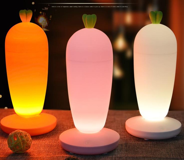 Radish corn led book lights penholder lamp usb charging folding work reading lamps bed children's bedside lamp small night lamp birthday