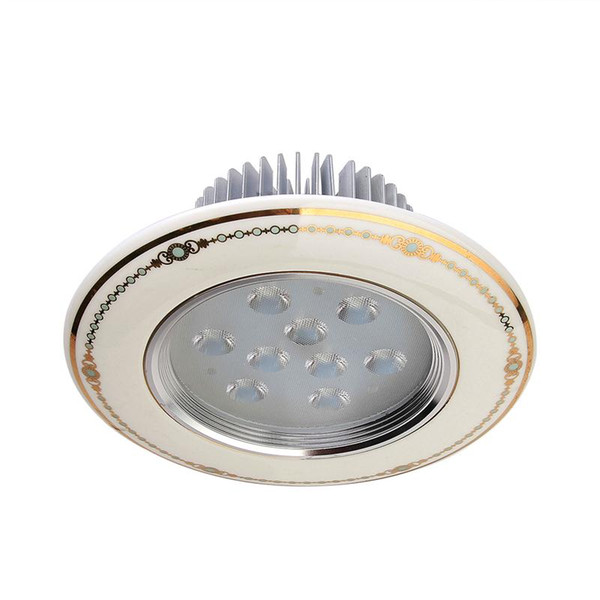 9W AC 85-240V 900LM 6000K Ceramic LED Ceiling Light Bulb Lamp (White)