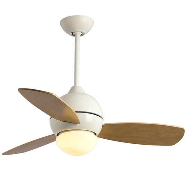 Modern simple macaron Colorful Ceiling Fan LED Fans For Living Room Cooling cute with Reverse Switch Ceiling Fans With Lights