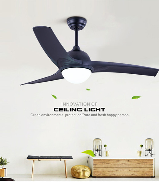 Ceiling Fan with Bowl Light Kit Alloy 52-Inch Fan Indoor Ceilingfan LED Light Kit Remote Control Modern Blades Noiseless Dimming Light