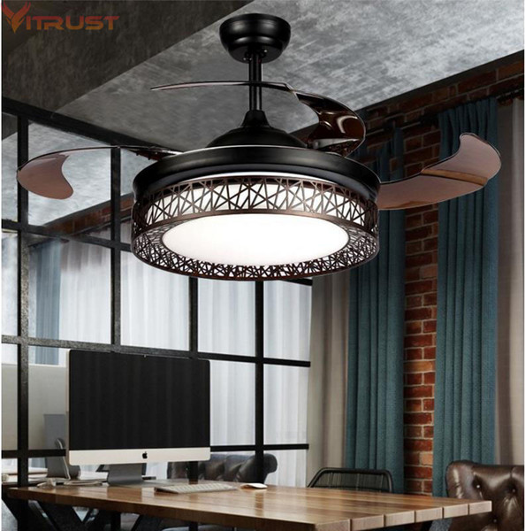 Modern Ceiling Fan Lights Lamps Remote Control ventilador de techo ventilateur plafond sans lumiere Fan Lighting Dining room Bed