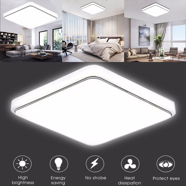 IKVVT Holmark 24W LED Square Ceiling Down Light 1000LM Flush Mount Home Fixture Lamp