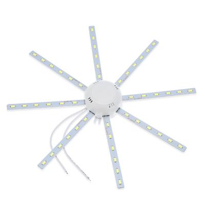 White Octopus Round Light LED 5730SMD Kitchen Bedroom Ceiling Lamp - 24W 1800Lm 48LEDs size 24W 1800Lm 48LEDs