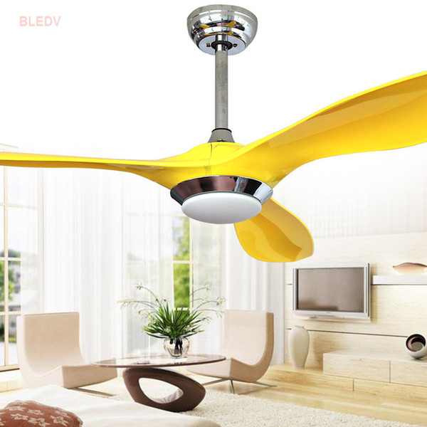 Wholesale high quality Nordic creative LED Ceiling Fans restaurant bedroom fashion simple remote control simple fan lights