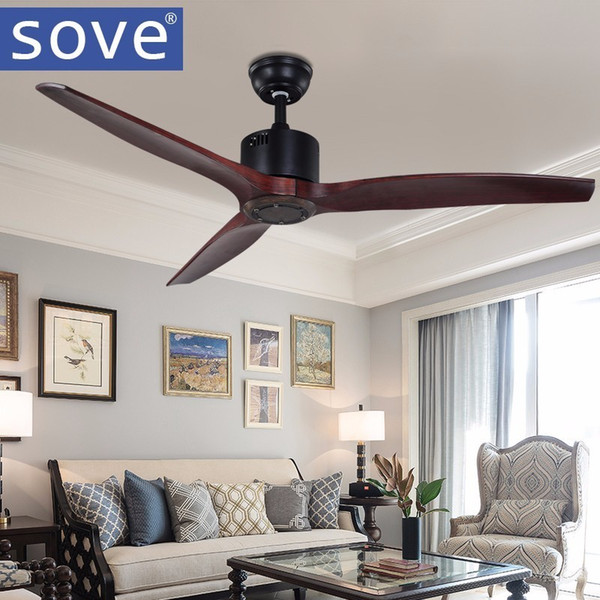 52 Inch Village Ceiling Fan With Remote Control Attic Without Light Fan Decoration Home Fan 220v Ventilador De Techo