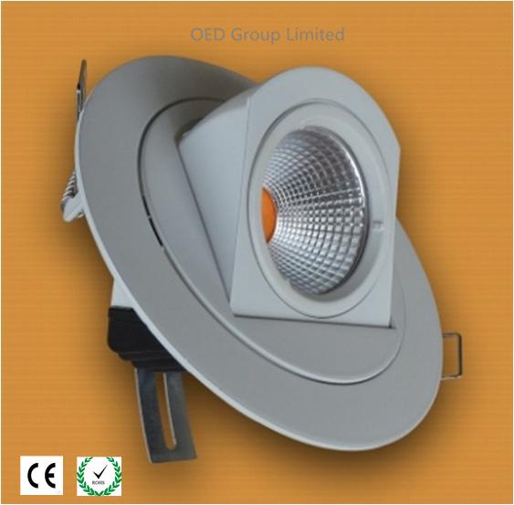 90 Degree Adjusted Trunk lamp 20W 30W Epistar Chip LED Ceiling Light