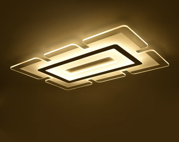 Led Ceiling Light 2019 NEW STYLE! Led Mounted Light Ultrathin Acrylic Modern Sky City Ultra-thin Led dimming
