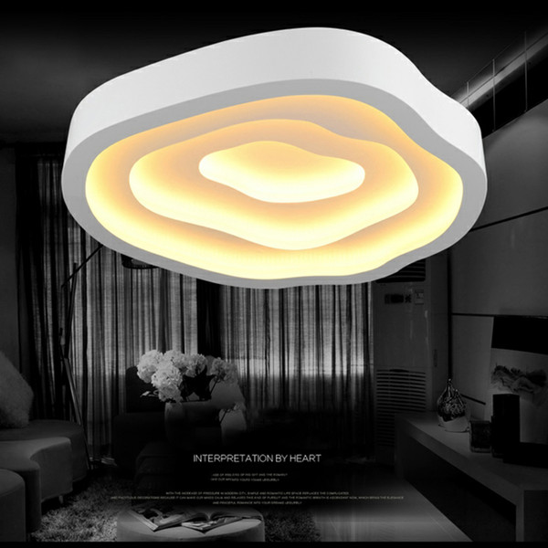 FULOC Modern Ceiling Lights lamps for living room bedroom lustres de sala home Dec LED Chandelier ceiling Remote Control