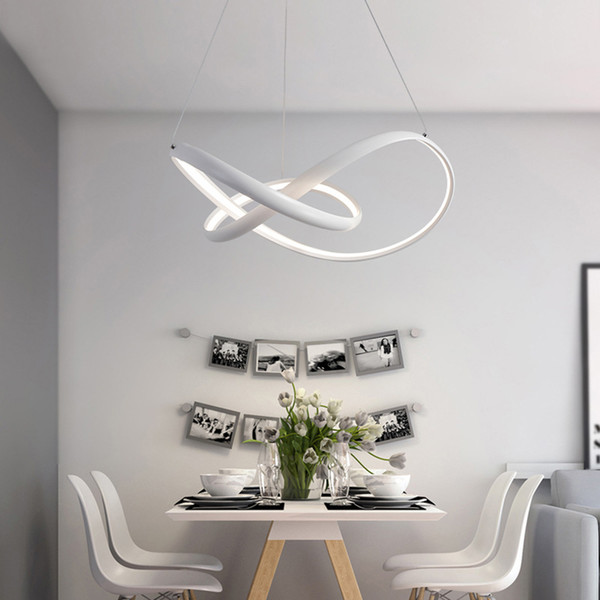 New style! Modern Led Mounted Ceiling Light Acrylic Led Light Wave Ring Style 50cm x 50cm x20cm