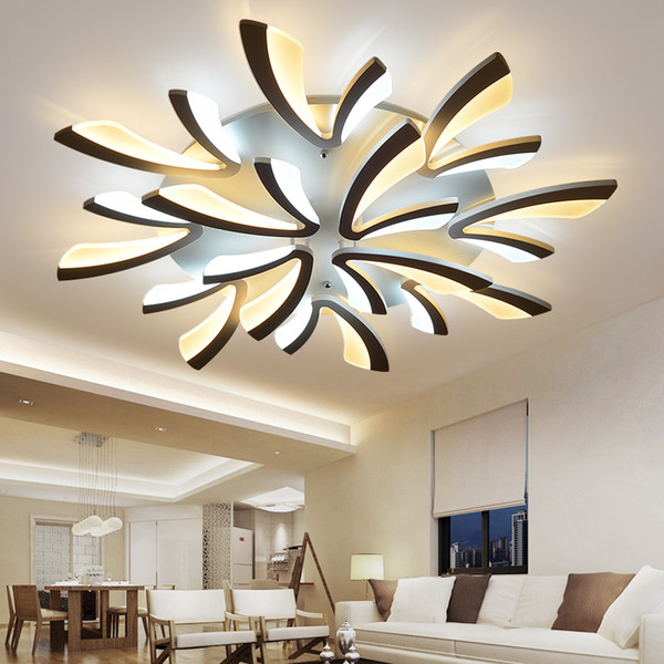 Dandelion Acrylic Modern Led Ceiling Lights Dia120 100 80 70 60cm For Dining Room Bedroom Home Lighting Iron Ceiling Lamp