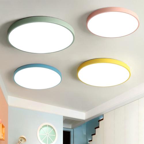 New arrivals ultra-thin led ceiling lights modern macarons round led ceiling lighting for dining room bedroom balcony lamp study hall light