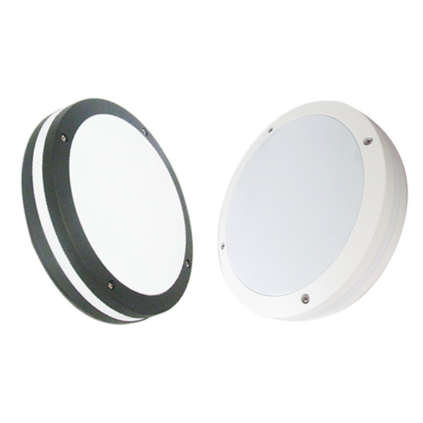 IP65 Waterproof LED Bulkhead Ceiling Lamp 40W 30W 20W 30CM/12IN AC85-265V PF0.9 90LM/W Aluminum Wall Light Corridor Passage Lighting China