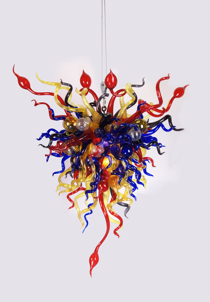 Totally Blown Glass Chandelier European Chandelier Free Shipping New Arrival Multi Colored 3 Years Warranty Home Lamp