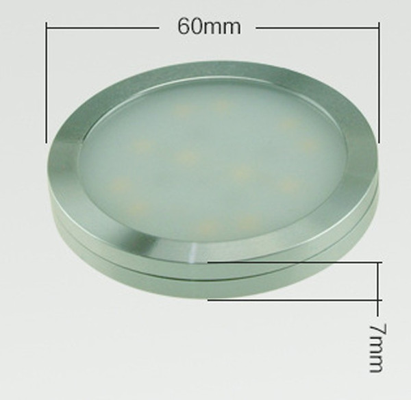 LED puck light 12V 220V 110V ultra thin round LED under cabinet light kitchen lamp