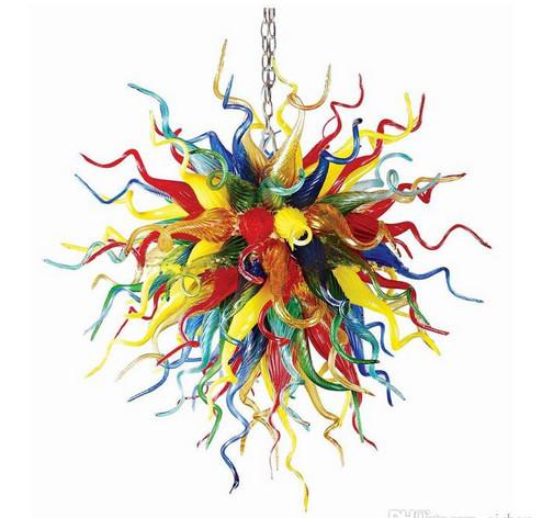 Dale Chihuly Style Blown Glass Chandelier AC110V-220V Home Design Custom Made LED Crystal Chandelier for Sale