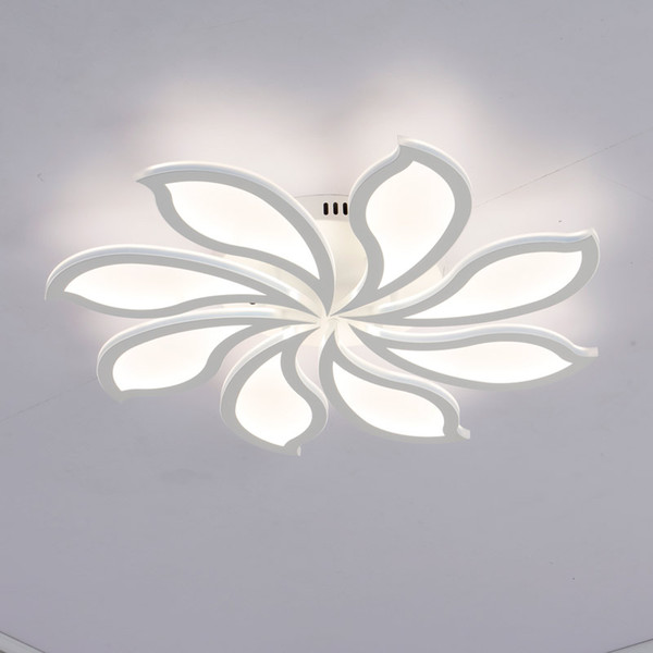 Acrylic Kids Lamp Modern Led Ceiling Light With Remote Control Living Room Bedroom Dimming Decor Home Lighting Fixtures 220V