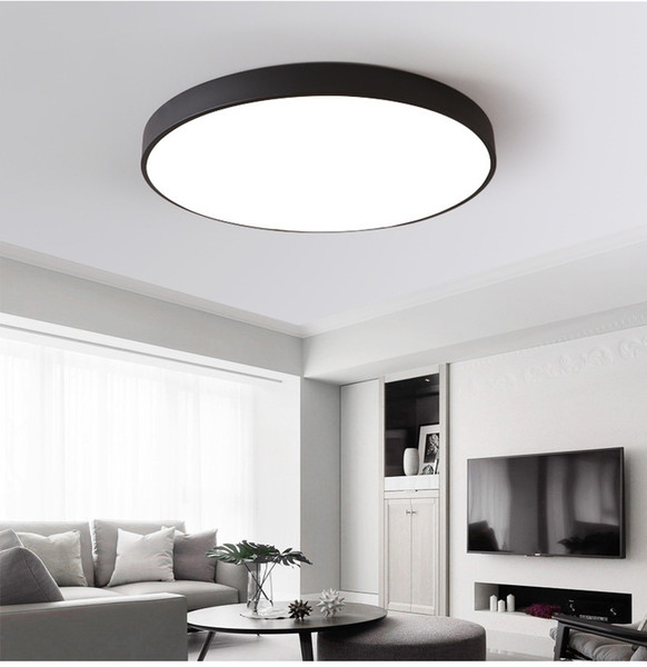 LED Ceiling Light Warm White and Cold White 12W 18W 24W Modern Lamp Living Room Lighting Fixture Bedroom Kitchen Surface Mount Flush Panel