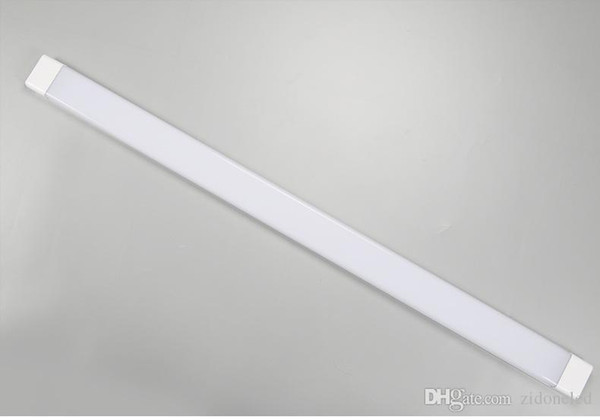 Surface Mounted LED Batten Tube Dust-proof Antifog Ultra Thin elongated Ceiling light 4ft 54W SMD2835 purification indoor lamp AC85-265V