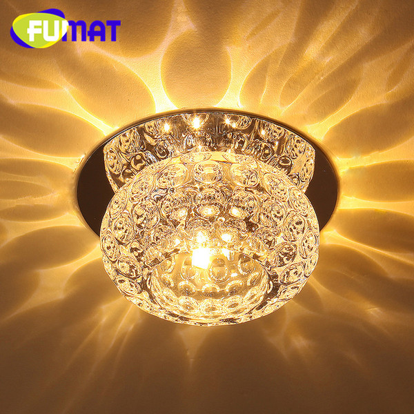 Corridor Mirror Ceiling Lamp Aisle Veranda Lighting Down Crystal Mordern Surface Mounted 5w LED Ceiling Lights For Living Room