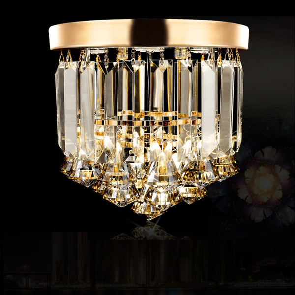 Modern Crystal LED Ceiling light Fixture For Indoor Lamp lamparas de techo Surface Mounting Ceiling Lamp For Bedroom Dining Room