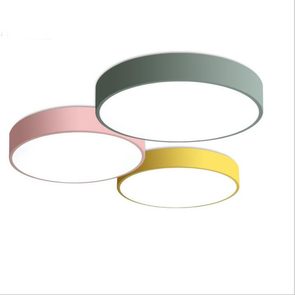 Multicolour Modern Led Ceiling Lamp Round Super Thin 5cm Ceiling Lights For Bedroom Kitchen Lamp Indoor Ceiling lights lighting fixture