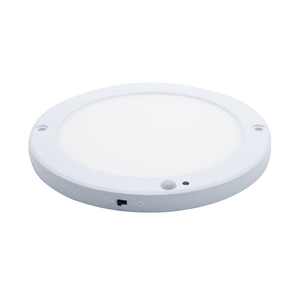 15W Ultra Thin Panel Light Built In Driver With Human Body Infrared Detector Motion Square Round Surfac Mounted Light