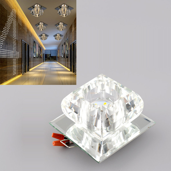 Wholesale-New Modern Crystal Flower LED Bulb Bulbs Warm White Ceiling Chandelier Decor Decoration