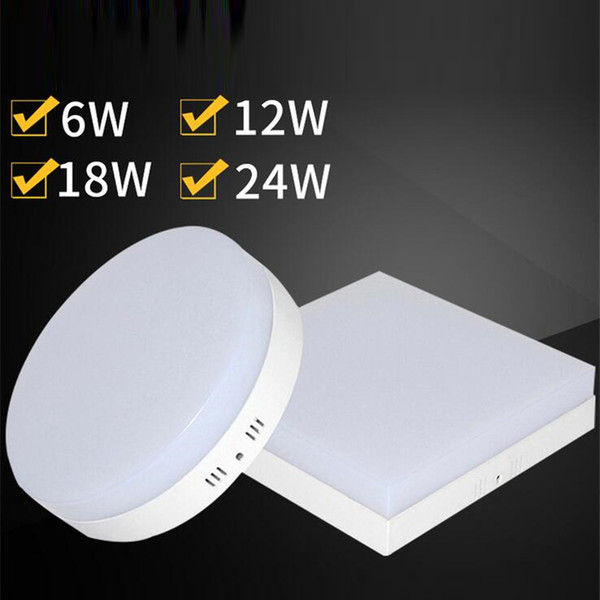 18W LED Panel Lights White Surface Mounted LED Ceiling Lights with 2 Years Warranty for Indoor Lighting