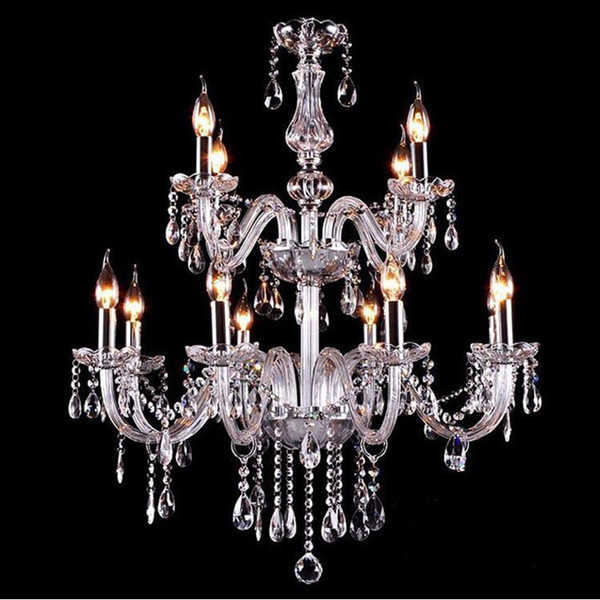 Noble Luxurious Export K9 Clear Crystal Chandelier lights glass globe light pendant light Optional Lustres De Cristal Chandeliers