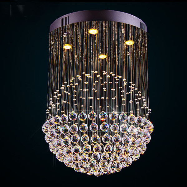 New Modern LED K9 Ball Crystal Chandeliers glass ball chandelier light modern chandelier lights Chandelier Clear Ball Ceiling Light