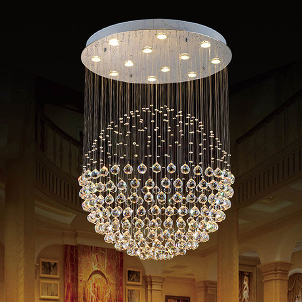 New Modern LED K9 Ball Crystal Chandeliers Crystal Pendant Light chandelier lights Chandelier Clear Ball Ceiling Light