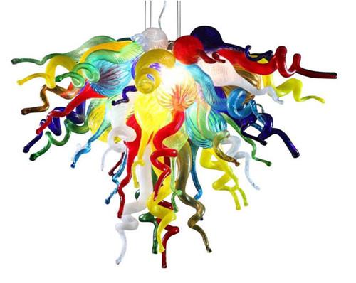 Multi Colored Murano Glass Chihuly Chandelier Livingroom Decor Hand Blown Glass LED Blubs Pendant Lamps for Sale ,LR1102