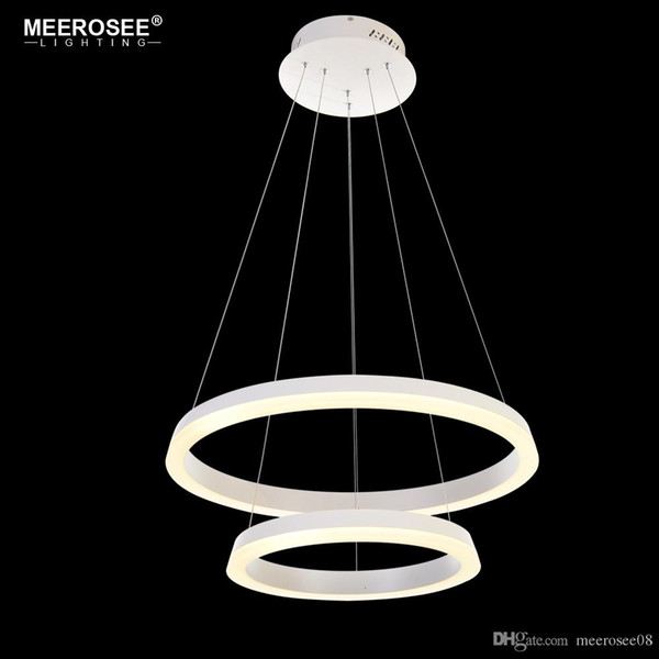 2018 New 2 Rings LED Pendant Lights Modern Luminaires For Living Dining room LED Lustre Lamparas de techo Hanging Lighting